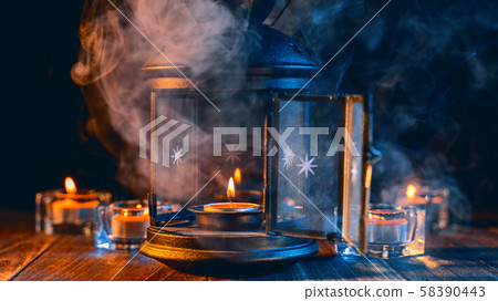 Halloween decoration smoke Halloween decoration smoke 58390443