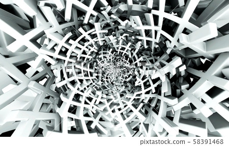 White hashtag random pattern background. 58391468