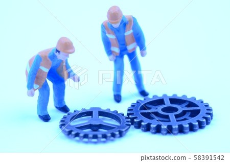 Gear and person 58391542