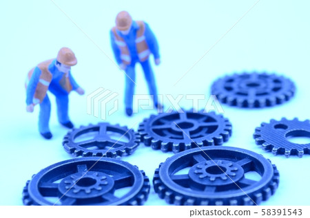 Gear and person 58391543