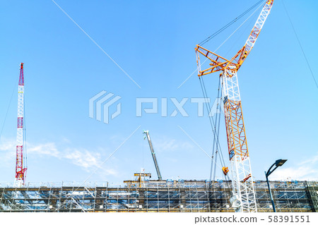 公寓/建築施工現場 58391551