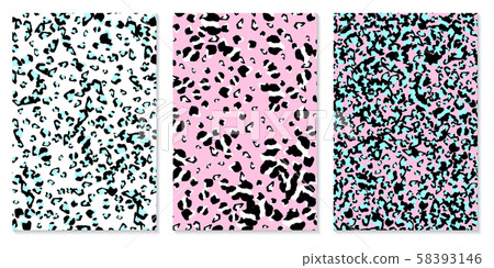 Pink leopard print design. Animal skin pattern. Pink leopard print design. Animal skin pattern. 58393146