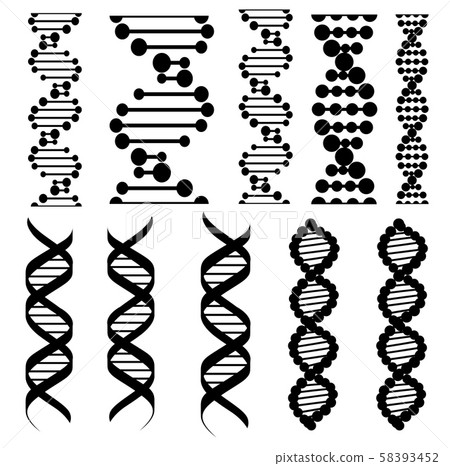Genetic code, twisted DNA molecules Genetic code, twisted DNA molecules 58393452