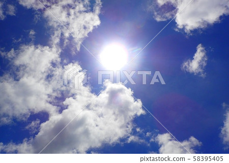 天空和太陽 58395405
