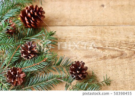 Christmas decorations - branches of coniferous 58398455
