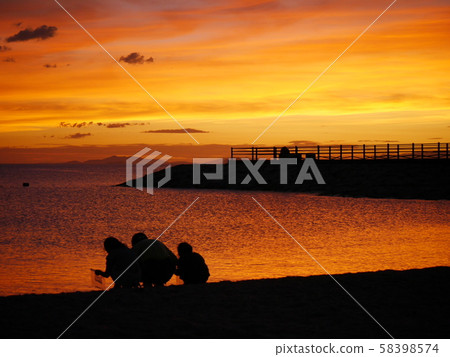 A sunset 58398574