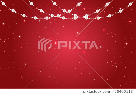 Abstract background with natural pearl garlands of Abstract background with natural pearl garlands of 58400118