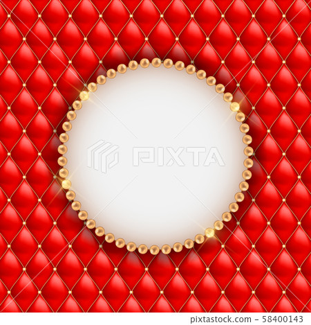 Abstract Beautuful Background with Pearl Frame. 58400143