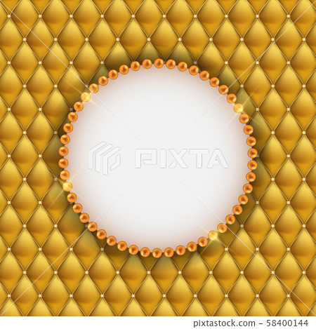 Abstract Beautuful Background with Pearl Frame. 58400144