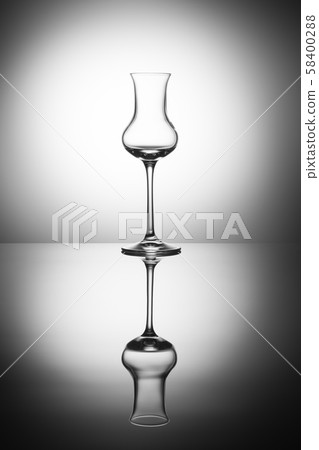 Beautiful elegant glass for grappa in the 58400288