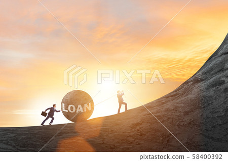 Concept of debt and loan 58400392