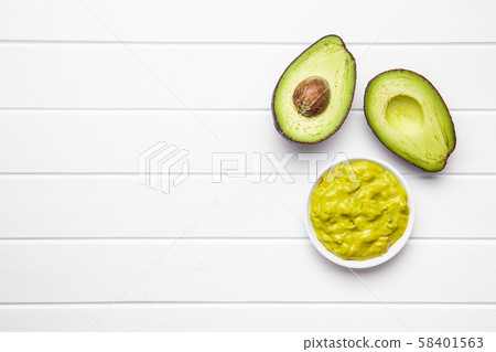 Avocado dip. Guacamole sauce 58401563