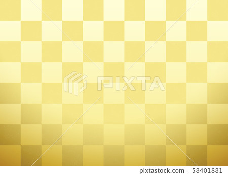 Background: checkered pattern simple gold gold gradation 58401881