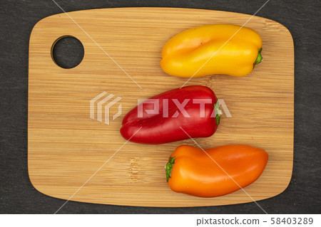 fresh colorful sweet pepper 58403289