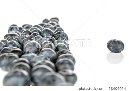Fresh blueberry isolated on white Fresh blueberry isolated on white 58404034