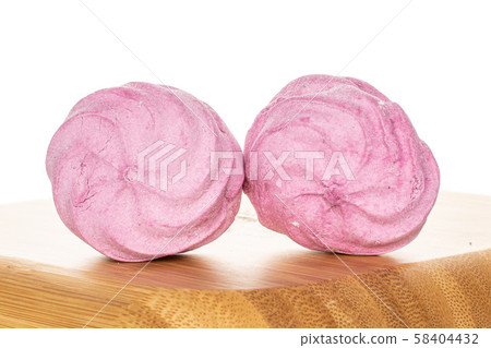 Fresh pastel sweet zefir isolated on white 58404432