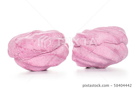Fresh pastel sweet zefir isolated on white Fresh pastel sweet zefir isolated on white 58404442