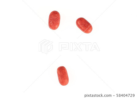 Sweet pastel candy isolated on white Sweet pastel candy isolated on white 58404729