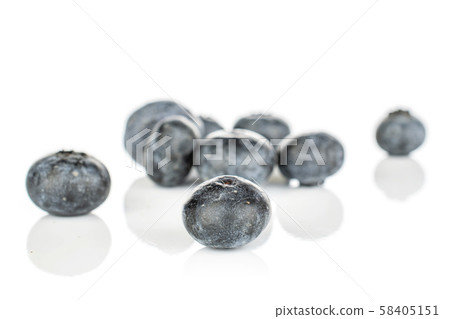 Fresh blueberry isolated on white Fresh blueberry isolated on white 58405151