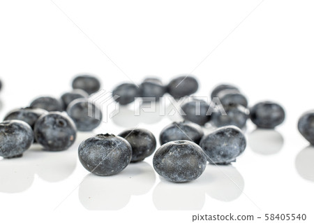Fresh blueberry isolated on white 58405540