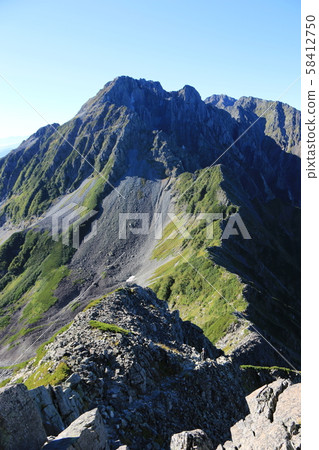 Northern Alps, a large killet running from Mount Kasumigatake to Kitahotakadake 58412750