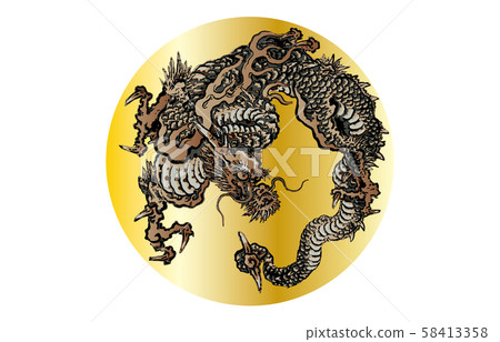 Unryu lining gold gradation Unryu lining gold gradation 58413358