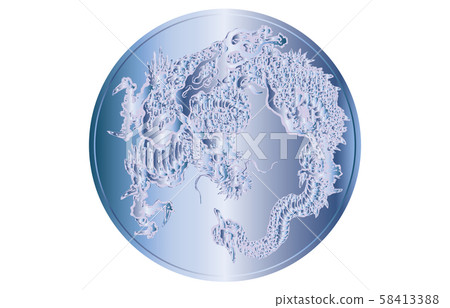 Unryu figure blue gradation 1 Unryu figure blue gradation 1 58413388