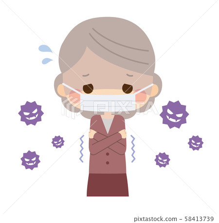 Cold grandmother 58413739