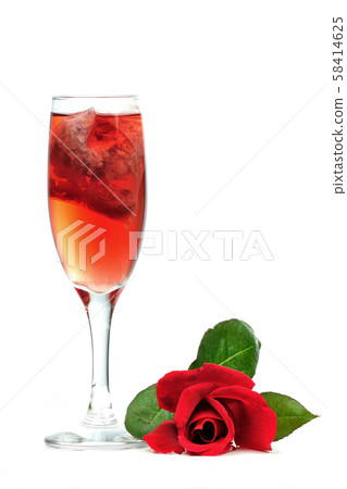 Rose tea drink Rose tea drink 58414625