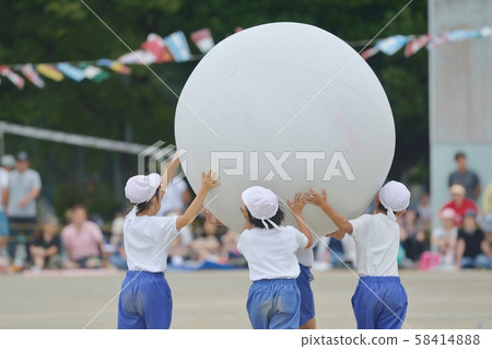 小學體育節日風景大卷 58414888