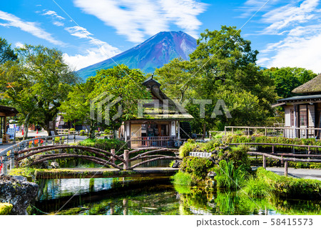 Mt.Fuji Summer Oshino Hakkai Nakaike and Oshino Fuji 58415573