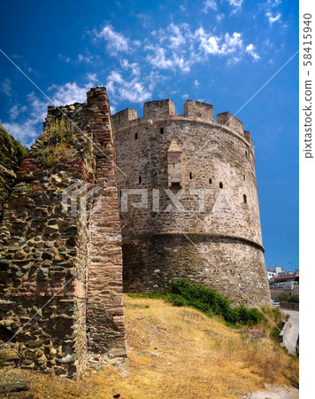 View to ancient wall and Trigoniu tower in View to ancient wall and Trigoniu tower in 58415940