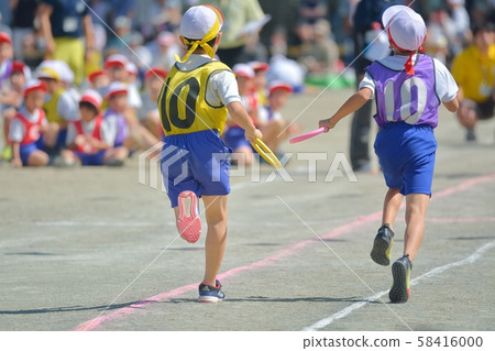 Elementary school sports festival selection relay 58416000