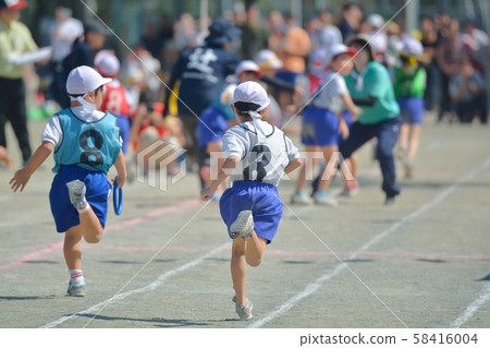 Elementary school sports festival selection relay 58416004