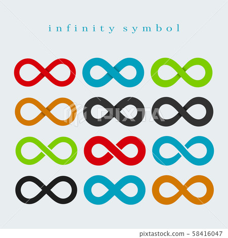 Infinity symbol Infinity symbol 58416047