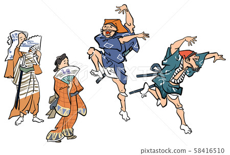 Ukiyo-e Dance 58416510
