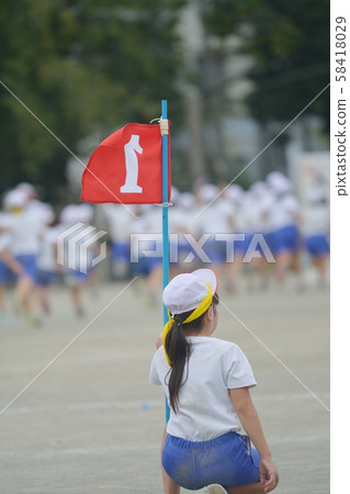 Elementary school sports festival landscape 58418029