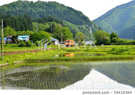 沿著秋田中行線的風景 沿著秋田中行線的風景 58418364