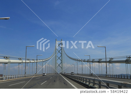 Kobe Awaji Naruto Expressway Up Line, Akashi Kaikyo Bridge 58419422
