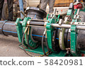welding the connecting of HDPE pipe 58420981