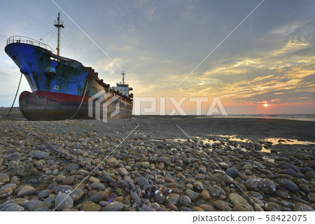 Ship stranded on the beach - Hougang, Taoyuan City Park Ship stranded on the beach - Hougang, Taoyuan City Park 58422075