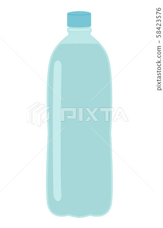 Plastic bottle of water 58423576