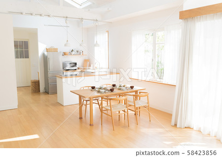 Kitchen, living dining, dining table image Kitchen, living dining, dining table image 58423856