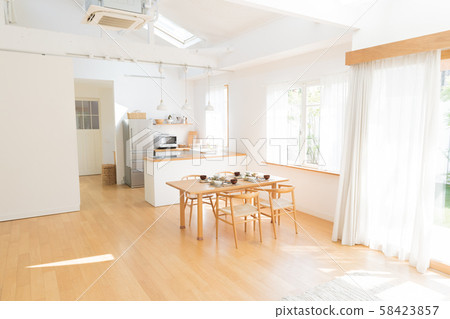 Kitchen, living dining, dining table image Kitchen, living dining, dining table image 58423857