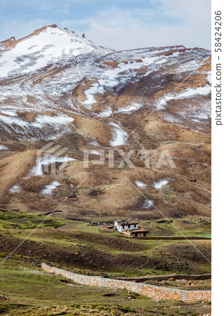 Gete village, Spiti Valley, Himachal Pradesh Gete village, Spiti Valley, Himachal Pradesh 58424206