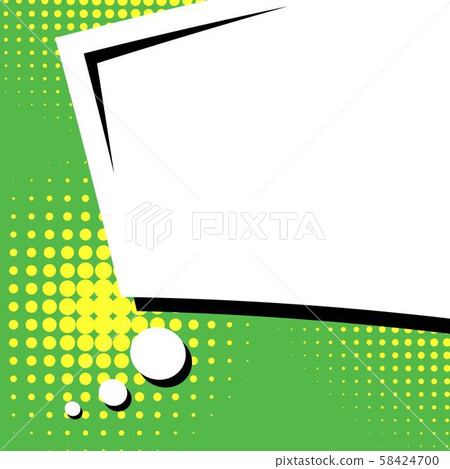 Abstract creative concept vector comic pop art style blank, layout template with clouds beams and 58424700