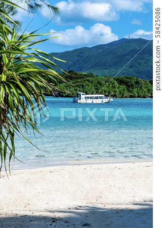 《沖繩縣》川平灣和玻璃底船 《沖繩縣》川平灣和玻璃底船 58425086