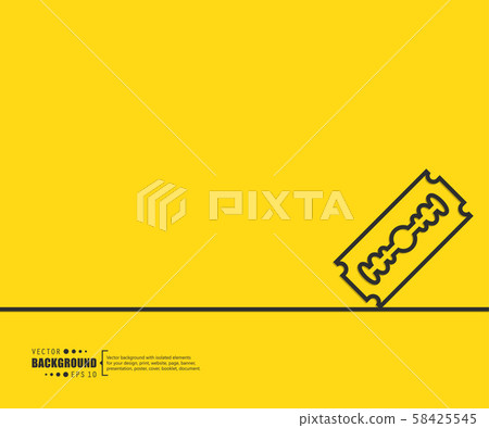 Minimal silhouette of line drawing background design. Minimal silhouette of line drawing background design. 58425545