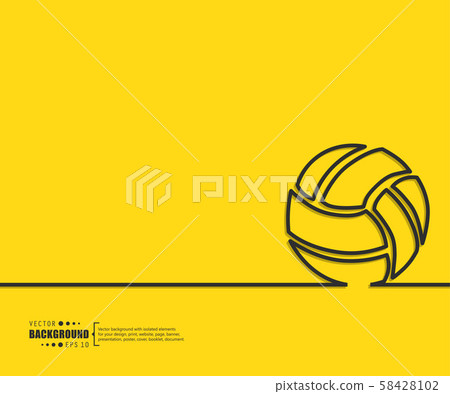 Minimal silhouette of line drawing background design. Minimal silhouette of line drawing background design. 58428102