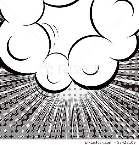 Abstract creative concept vector comic pop art style blank, layout template with clouds beams and Abstract creative concept vector comic pop art style blank, layout template with clouds beams and 58428109